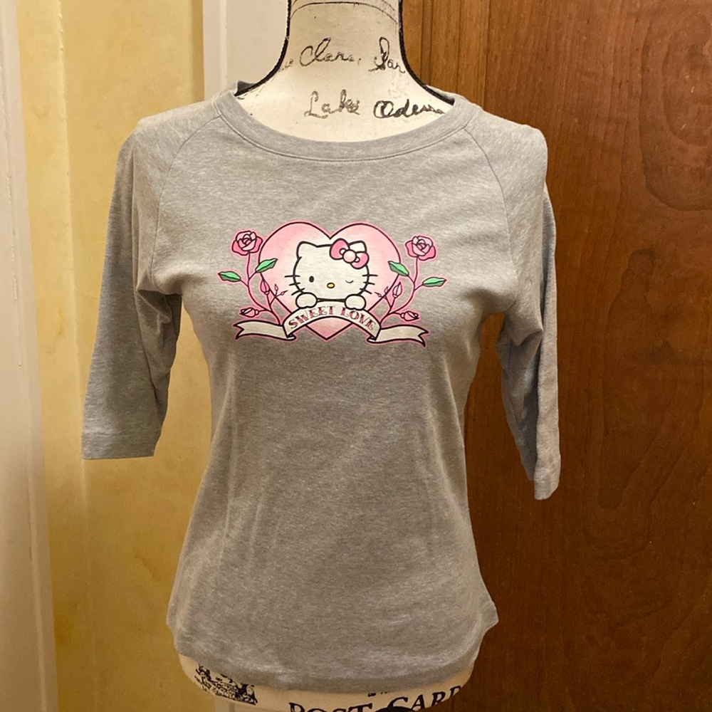 Hello Kitty 3/4 sleeve T shirt